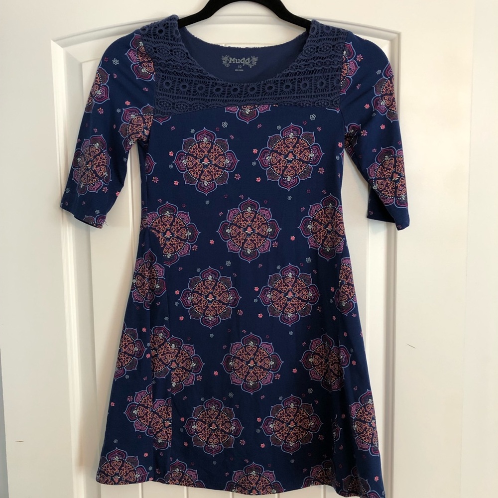 Girls Mudd mandala dress sz 10